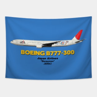 Boeing B777-300 - Japan Airlines "Doraemon" Tapestry