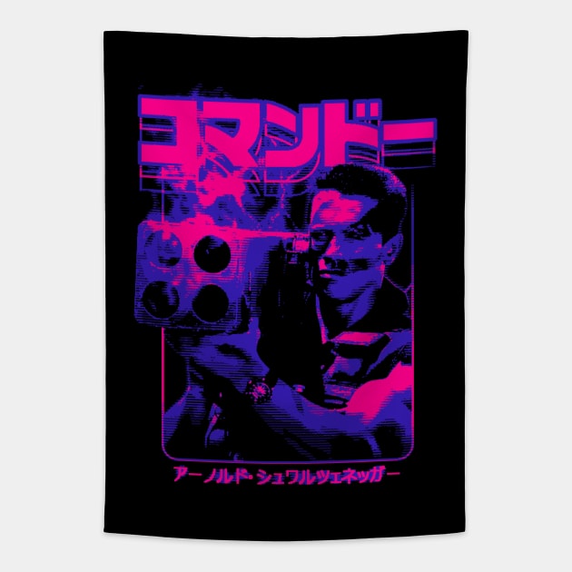 Commando: John Matrix Tapestry by Bootleg Factory