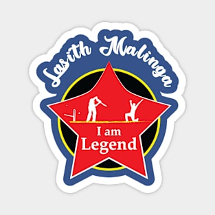 Lasith Malinga - I am Legend T-Shirt Magnet