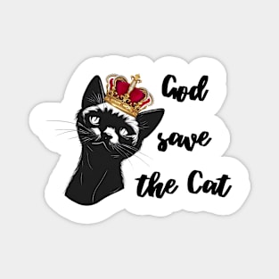 God save the Cat Magnet