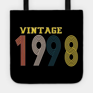 1998 vintage retro year Tote