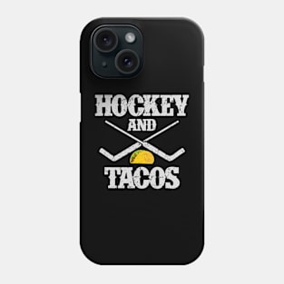 Hockey and Tacos Funny Sports Phone Case