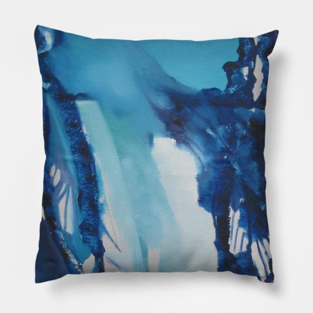 Ode to the Spirit Andean Spirit Cool Wind Touch the Sky Pillow by SouthAmericaLive