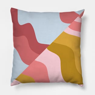 colorful Abstract zebra lines Pillow