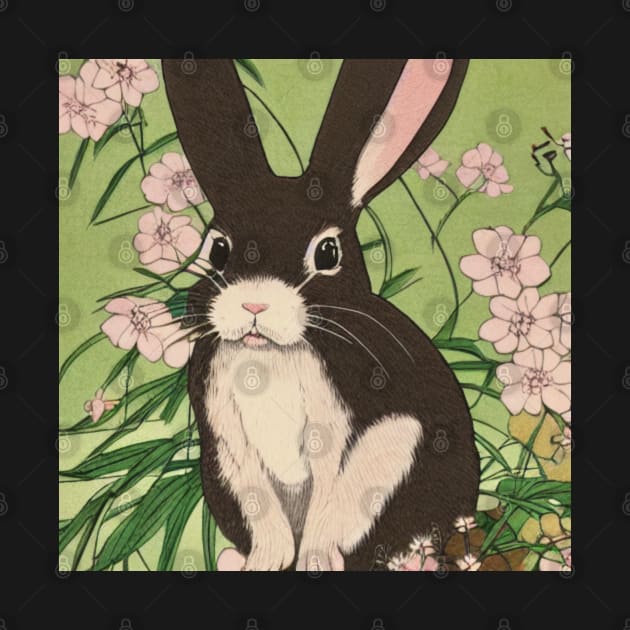 The Playful Pixie Polish Rabbit Bunny in the House by wigobun