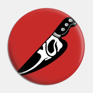 Scream Horror Movie Minimalist Knife Pin