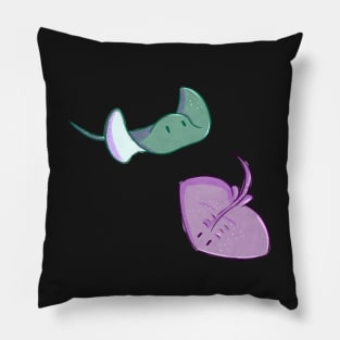 Stingray Stickers Pillow