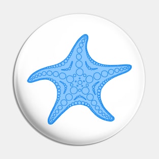 Starfish (indigo) Pin