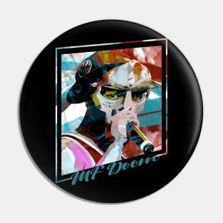 MF Doom-Abstract Expressionist Portraits Pin