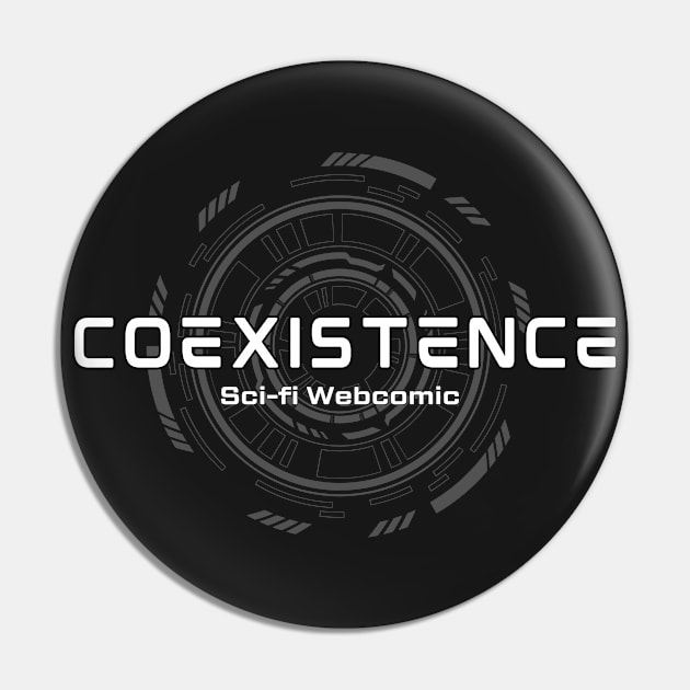 Tech Circle Coexistence logo White Pin by Coexistence The Series