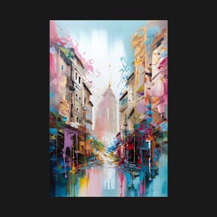 Abstract Cityscape T-Shirt