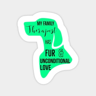 Dog Lover T-shirt Magnet