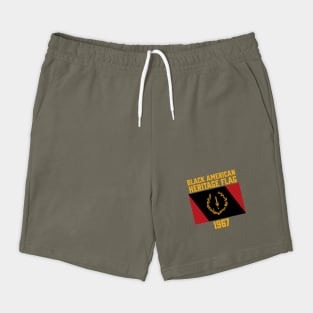Black American Heritage Flag 1967 Shorts
