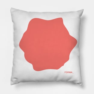 Pink hexagon forma Pillow