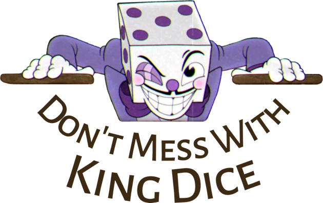 Don't mess with king dice Kids T-Shirt by Milewq