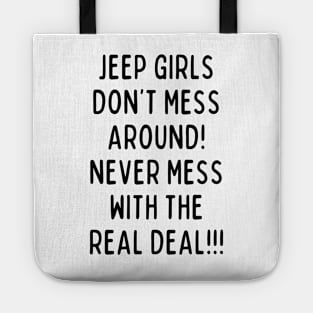 Jeep girls don't mess around! Tote