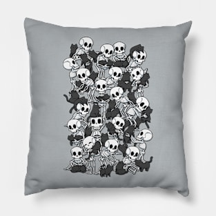 Cat Skull Party Pillow