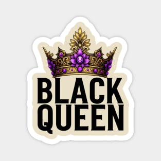 Black Queen - Black Woman Magnet