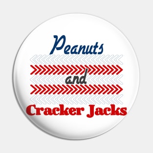 Peanuts & Cracker Jacks: Baseball Americana Pin