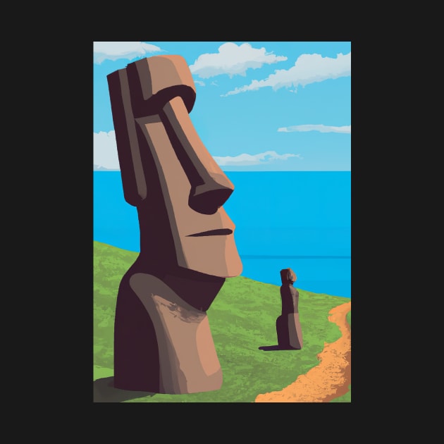 Moai Monumental Statues by maxcode