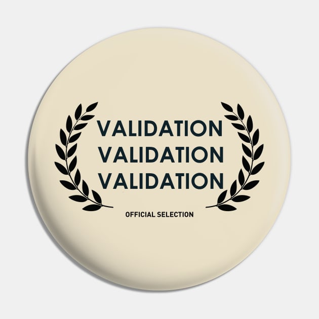 Filmmaker Gifts -- Validation Pin by Night Shoot Designs