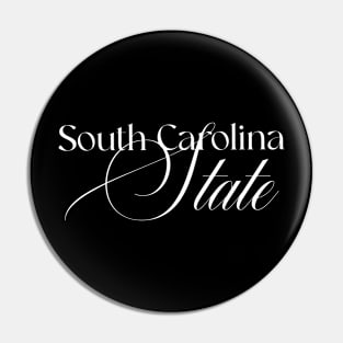 South Carolina State word design Pin