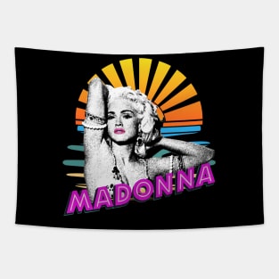 Madonna // Sunset 80s Retro Tapestry