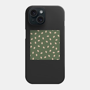 Seeds of Wisdom in Olive Green and Cream Phone Case