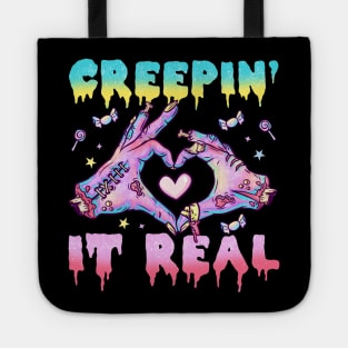 Creepin It Real - Aesthetic Pastel Goth Gift Tote