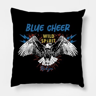 blue cheer wild spirit Pillow