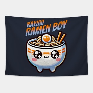 Kawaii Ramen Boy Tapestry