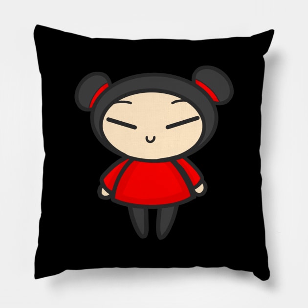 Pucca Pillow by aishiiart