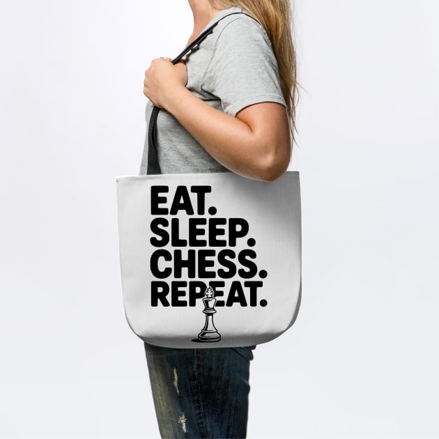 Eat. Sleep. Chess. Repeat. by Frank Ring