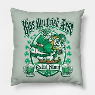 Kiss My Irish Arse Extra Stout Pillow