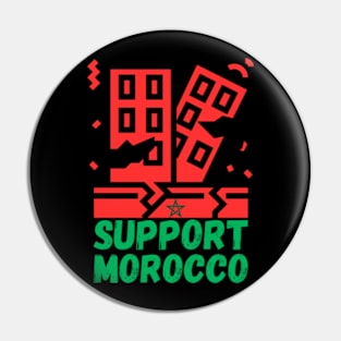 support morocco , Morocco Strong Support Morocco Earthquake 2023 Pin