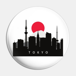 Tokyo Horizon: City Skyline Japan Souvenir Pin