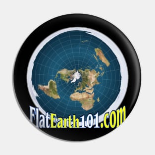 FlatEarth101.com - Flat Earth Map Pin