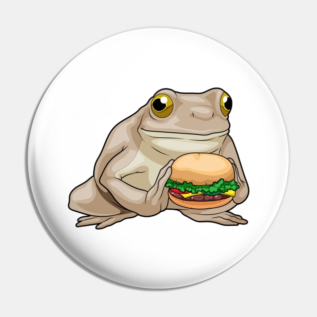 Frog Burger Pin by Markus Schnabel