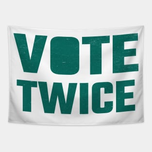 Vote twice Tapestry