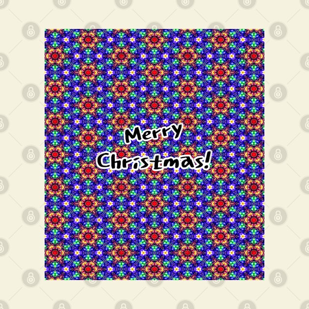 Sparkling Christmas tree pattern. by PatternFlower