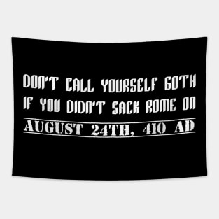 Funny History Teacher Gift Goths Roman Empire Rome Tapestry