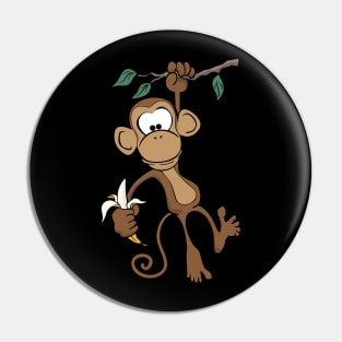 Cute Cartoon Monkey Pin