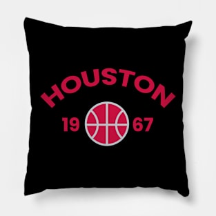 basketball houston 1967 Pillow