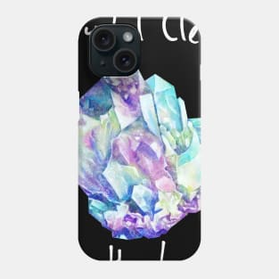 Crystal clear heart Phone Case