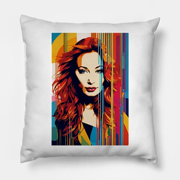 Tori Amos / Color Pop Pillow by ROH-shuh