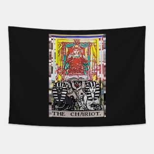 The Chariot Tarot Card Tarot Lover Gift Design Tapestry