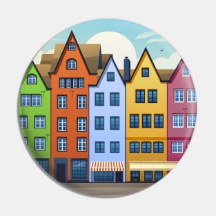 Cologne, Germany Colourful Houses Pin