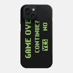 GAME OVER - CONTINUE? Phone Case