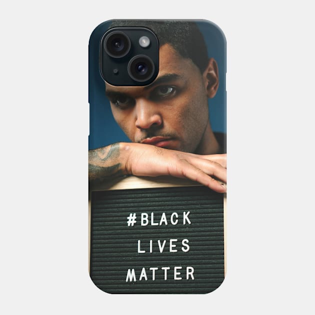 Black Lives Matter Chalkboard Phone Case by Kadeda RPG