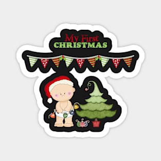 Christmas Products - Baby's First Christmas Magnet